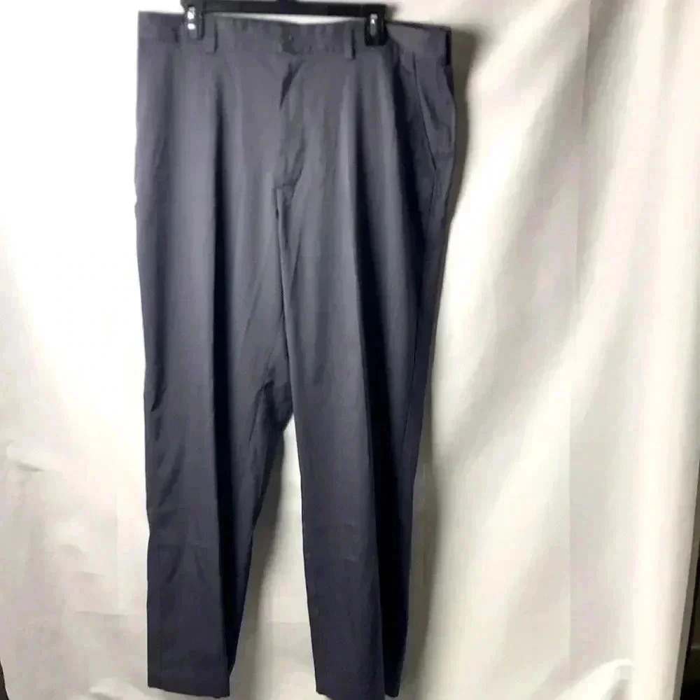 PEBBLE BEACH PERFORMANCE MENS SIZE 24x 30‎ PANTS GRAY POLYESTER SPANDEX…